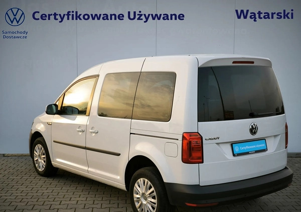 Volkswagen Caddy cena 72900 przebieg: 122337, rok produkcji 2019 z Wąsosz małe 154